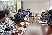 The delegation from the University Council of Beihang University meets with CUHK representatives